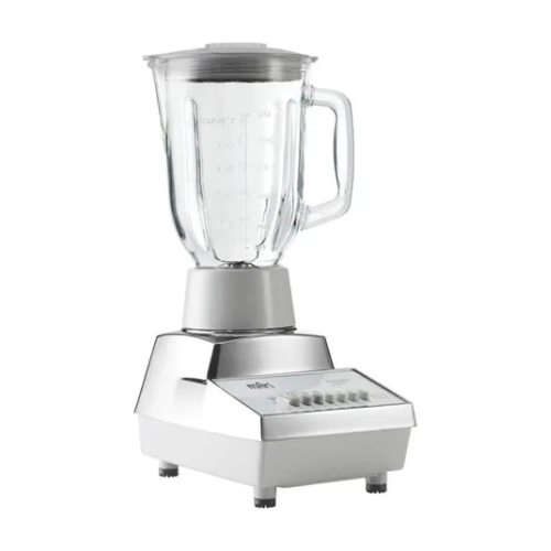 Licuadora Man Lmv-9090 Vidrio 1.5 Lt. 7 Vel. 550w Base Metal Color Gris